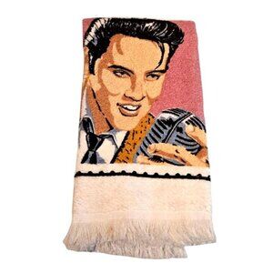 Vintage Postmark Originals Leshner Mills Elvis Presley Stamp Dish Towel